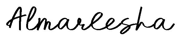 Almareesha字体