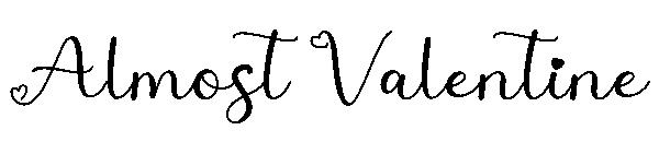 Almost Valentine字体