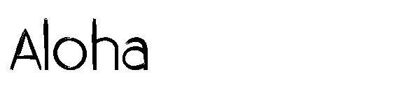 Aloha字体