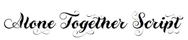 Alone Together Script字体