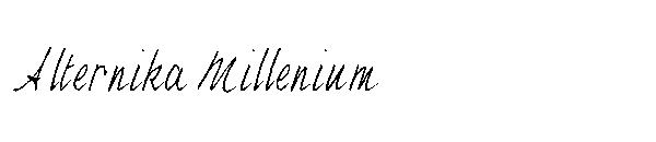 Alternika Millenium字体