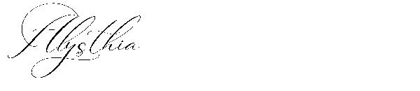 Alysthia字体