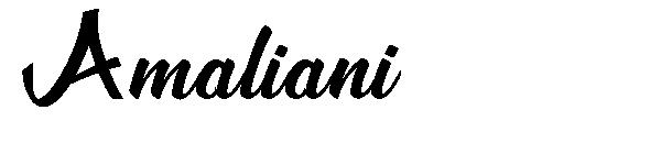 Amaliani字体