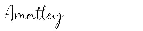 Amatley字体