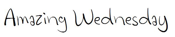 Amazing Wednesday字体