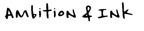 Ambition & Ink字体