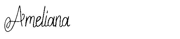 Ameliana字体