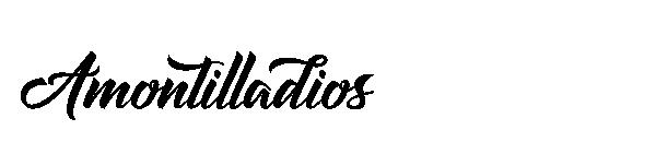 Amontilladios字体