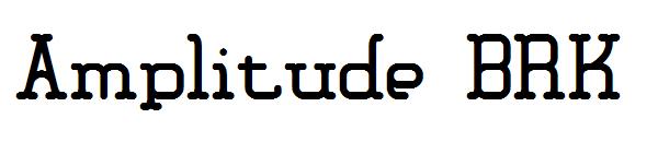 Amplitude BRK字体