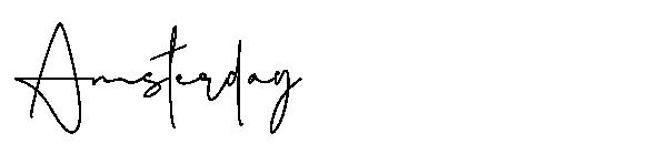 Amsterday字体