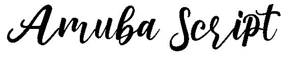 Amuba Script字体