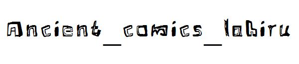 Ancient_comics_lahiru字体