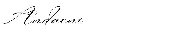 Andaeni字体