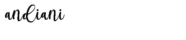 andiani字体