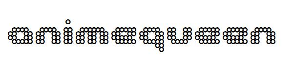 animequeen字体