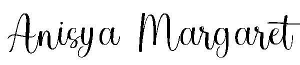 Anisya Margaret字体