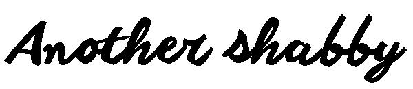 Another shabby字体