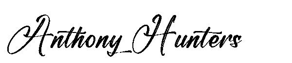 Anthony Hunters字体