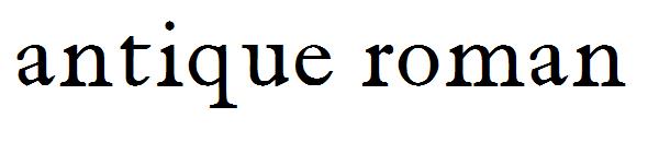 antique roman字体