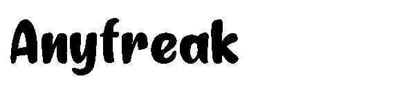 Anyfreak字体
