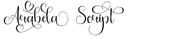 Arabela Script字体