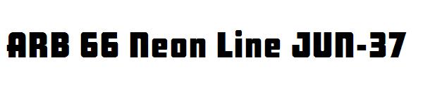 ARB 66 Neon Line JUN-37字体