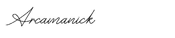 Arcamanick字体