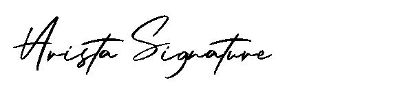 Arista Signature字体