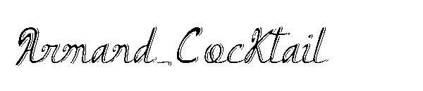 Armand_Cocktail字体