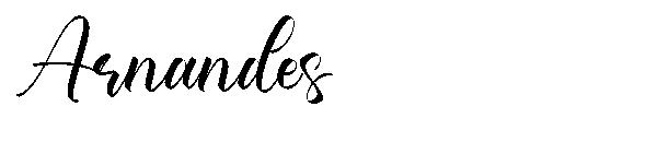 Arnandes字体