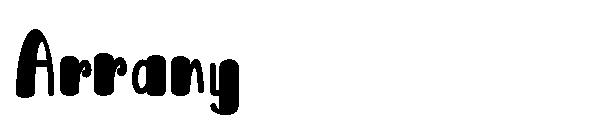 Arrany字体