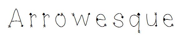Arrowesque字体