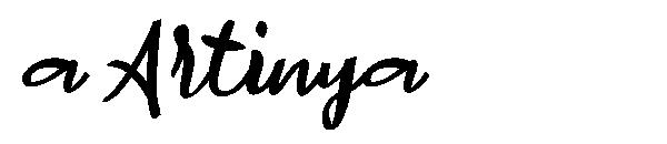 a Artinya字体