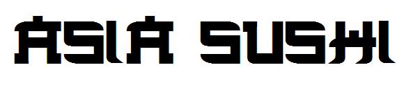 Asia Sushi字体