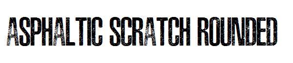ASPHALTIC SCRATCH ROUNDED字体