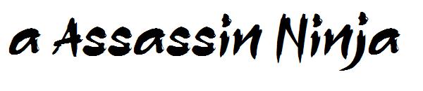 a Assassin Ninja字体