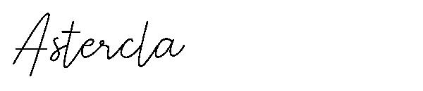 Astercla字体