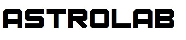 Astrolab字体