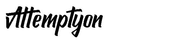 Attemptyon字体