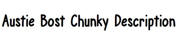Austie Bost Chunky Description字体