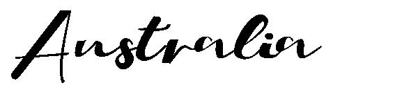 Australia字体