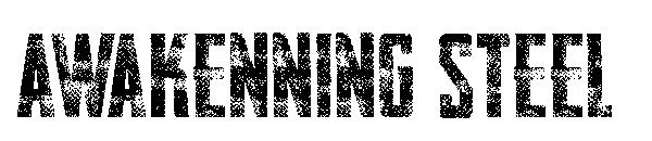 AWAKENNING STEEL字体