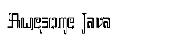 Awesome Java字体