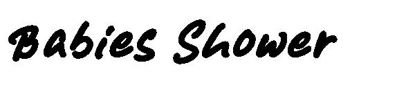 Babies Shower字体