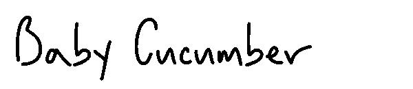 Baby Cucumber字体