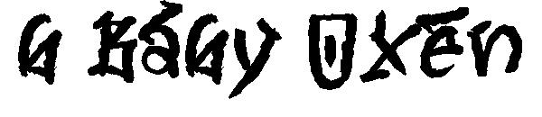 b Baby Oxen字体
