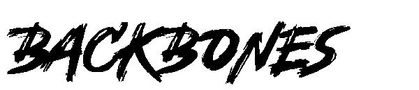 Backbones字体
