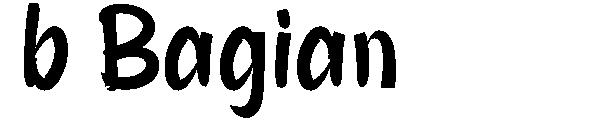 b Bagian字体