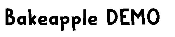 Bakeapple DEMO字体