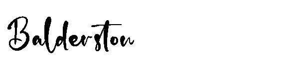 Balderston字体